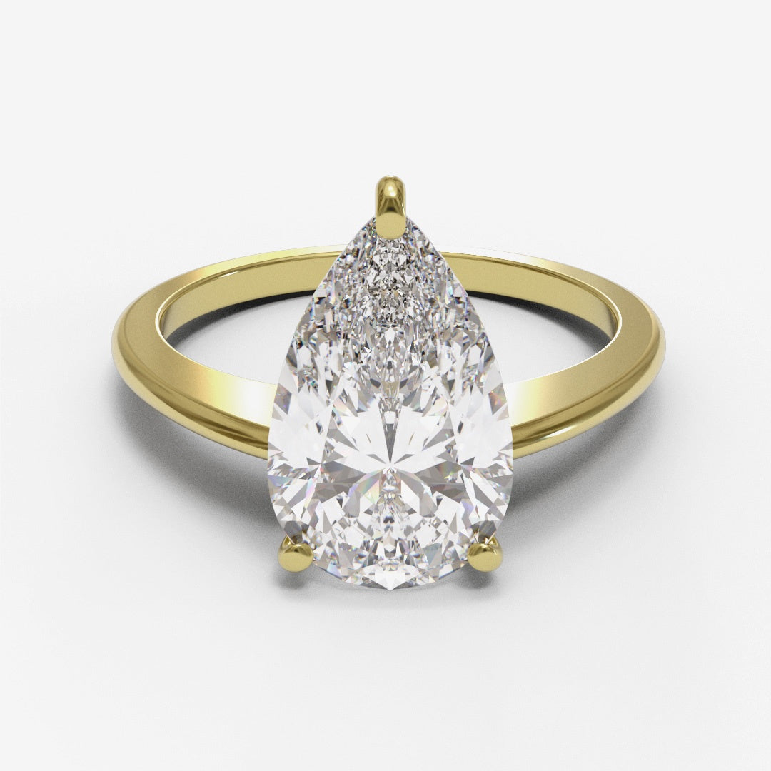 Pear Knife Edge 2mm band (setting only)