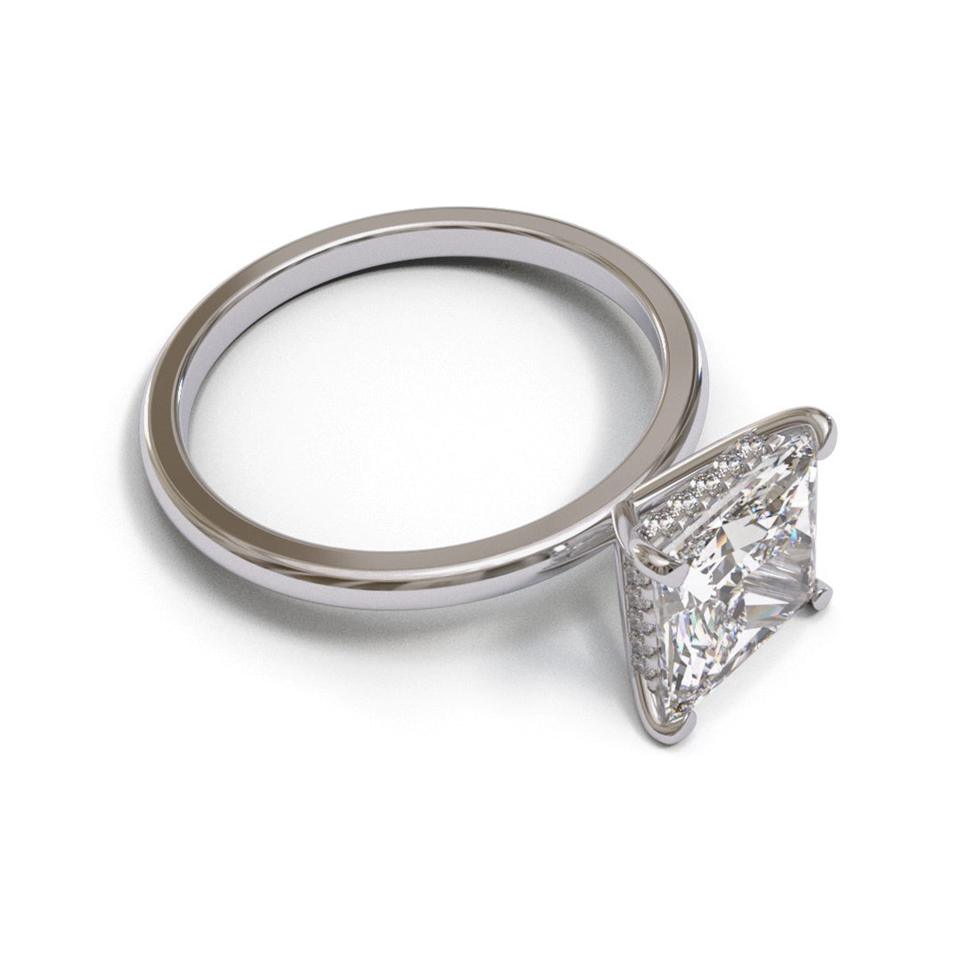Princess Dome Hidden Halo 1.6mm band (setting only)