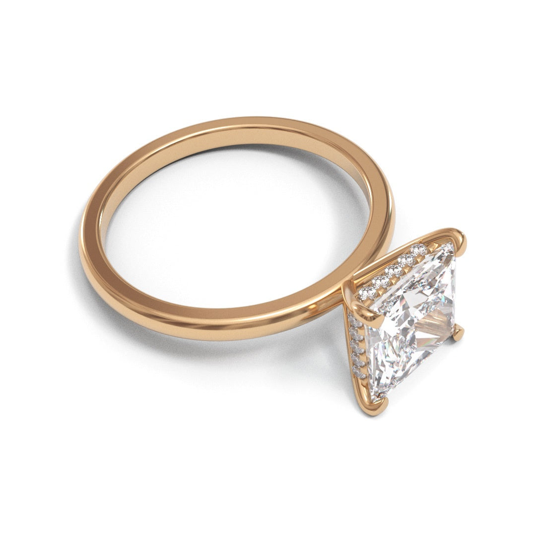 Princess Dome Hidden Halo 1.6mm band (setting only)