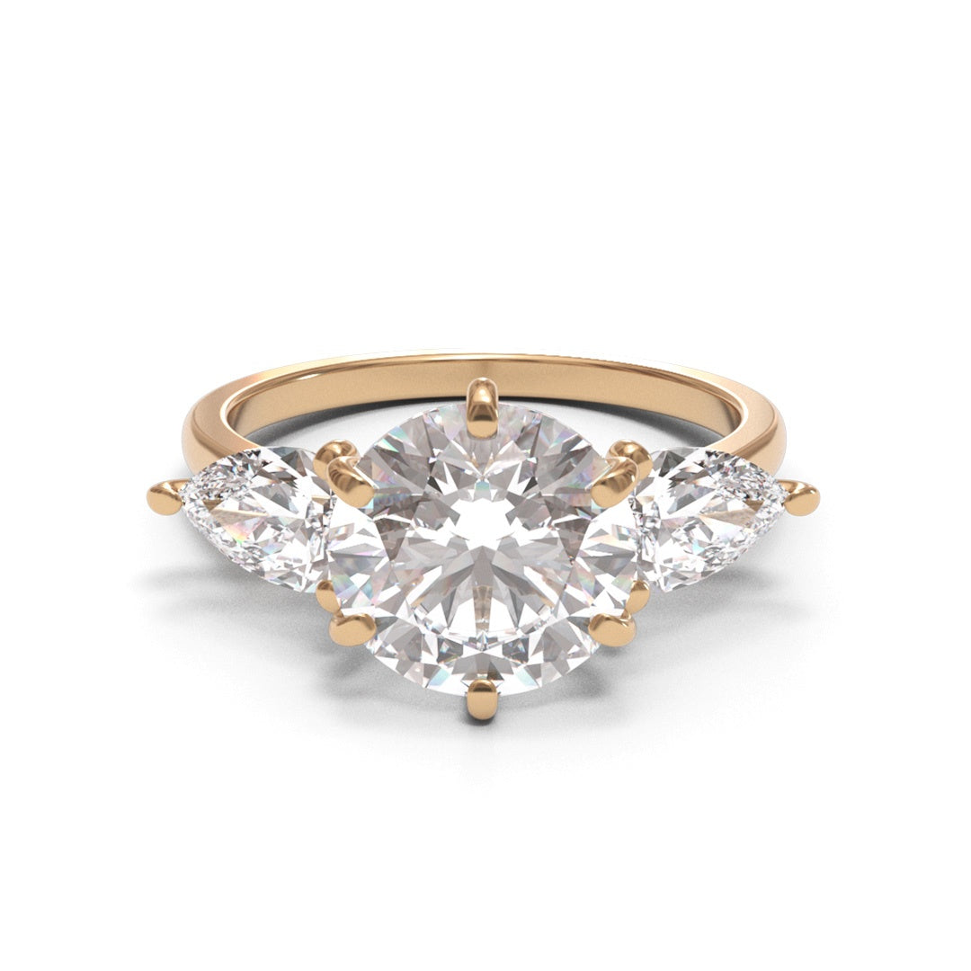 Round Trilogy Pear 1.6mm band (setting only)