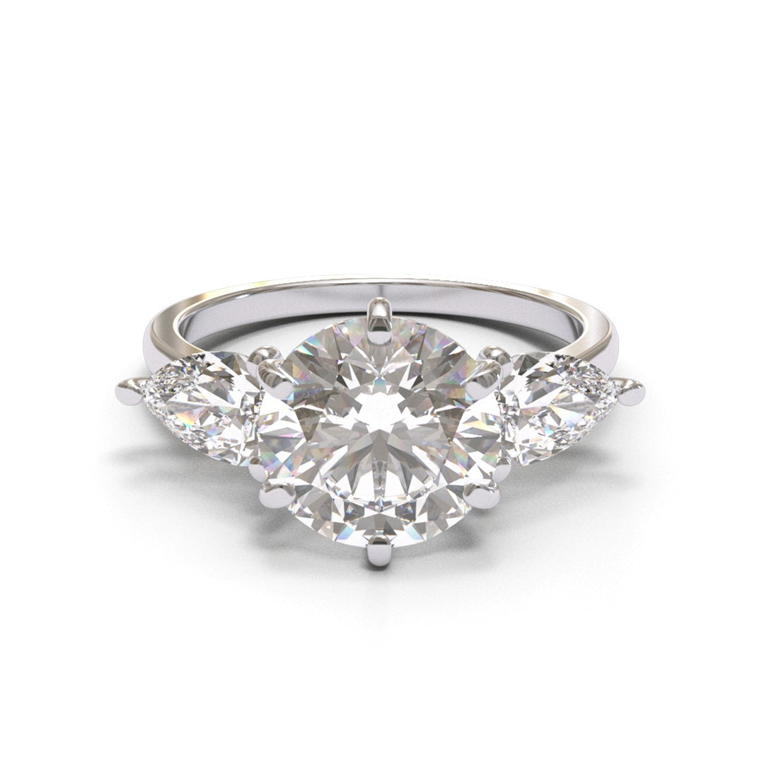 Round Trilogy Pear 1.6mm band (setting only)