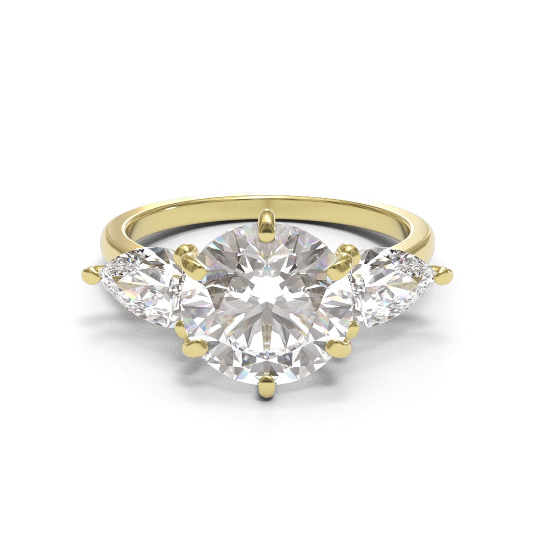 Round Trilogy Pear 1.6mm band (setting only)