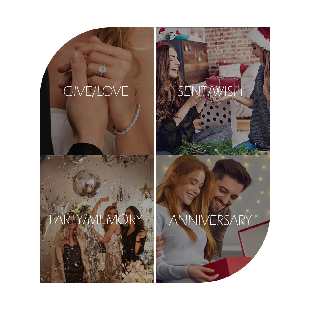 3.5CTW Moissanite Necklaces for Women Men Solid 14K 10K Gold 925 Silver Chain Tennis Necklace for Engagement Christmas