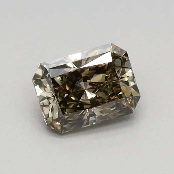 0.42ct Radiant Lab Grown Diamond (Colour Fancy Gray, Clarity SI1, IGI Certified)