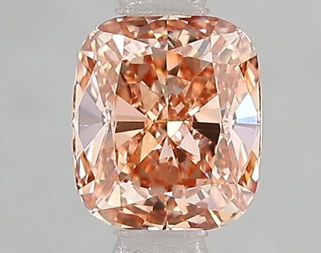 1.05ct Cushion modified Lab Grown Diamond (Colour Fancy Intense Pink Brown, Clarity VS1, IGI Certified)