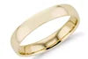 Gold ring on a white background