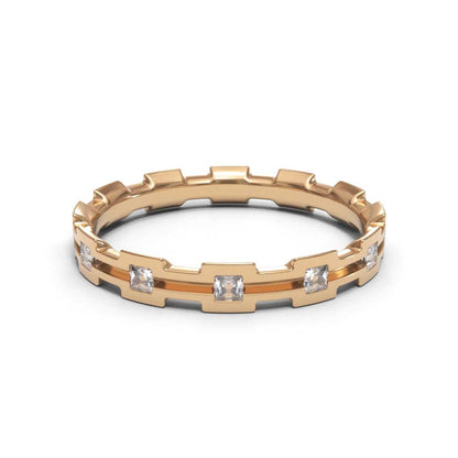 Men's Tension Eternity 18K White Gold 2.7mm band