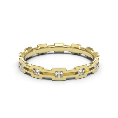 Men's Tension Eternity 18K White Gold 2.7mm band