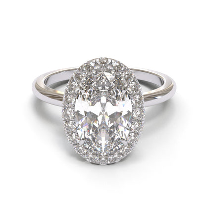 Oval Halo 1.6mm band (setting only)