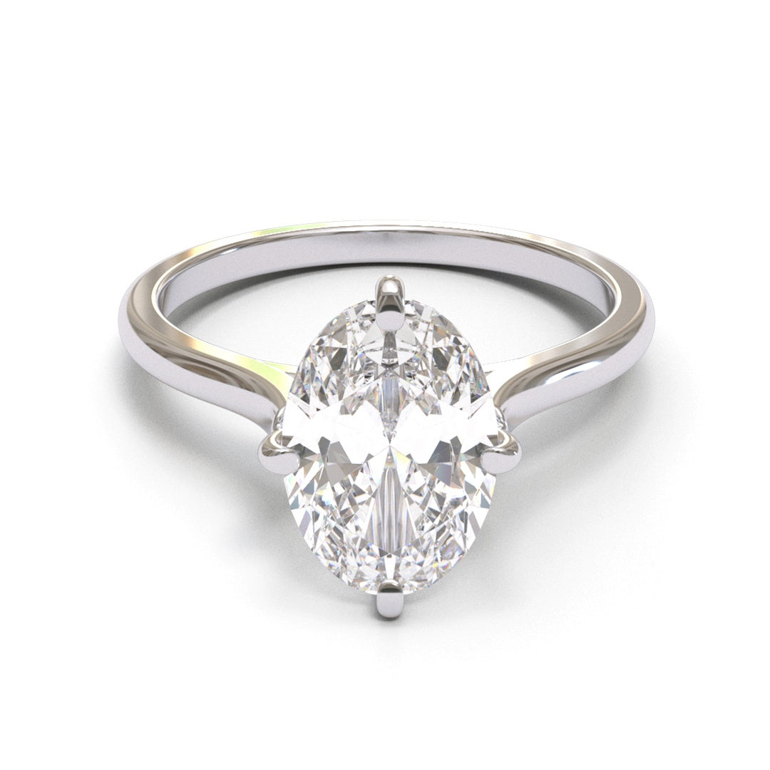 Oval NSEW 2mm band (setting only)