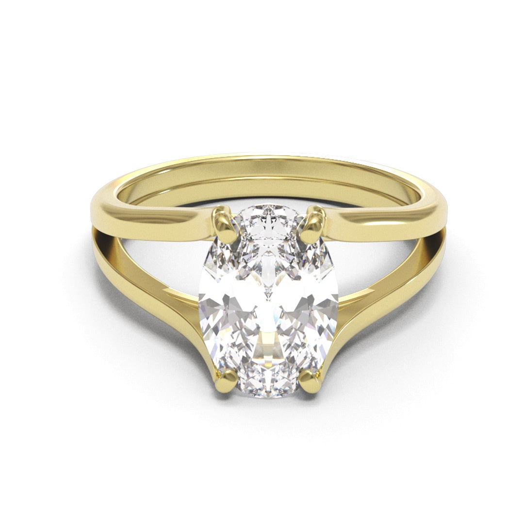 Oval Split Shank 2.6mm band (setting only)
