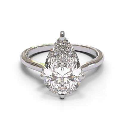 Pear NSEW Open Cathedral 1.6mm band (setting only)