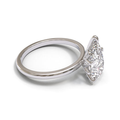 Pear Dome Tulip 1.6mm band (setting only)