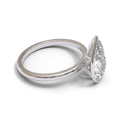 Pear Tulip Bezel 1.6mm band (setting only)