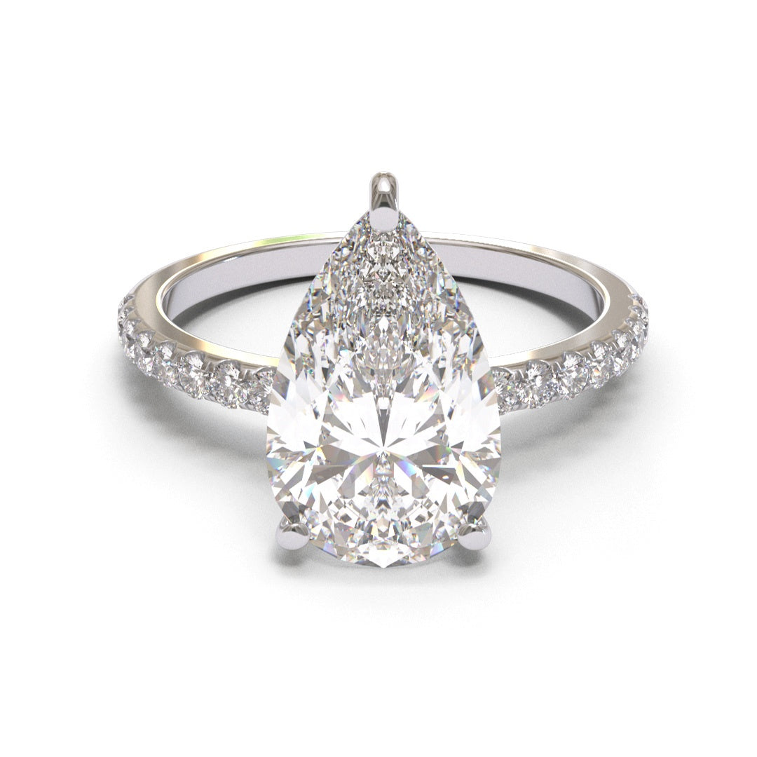 Pear Pave 1.6mm band (setting only)