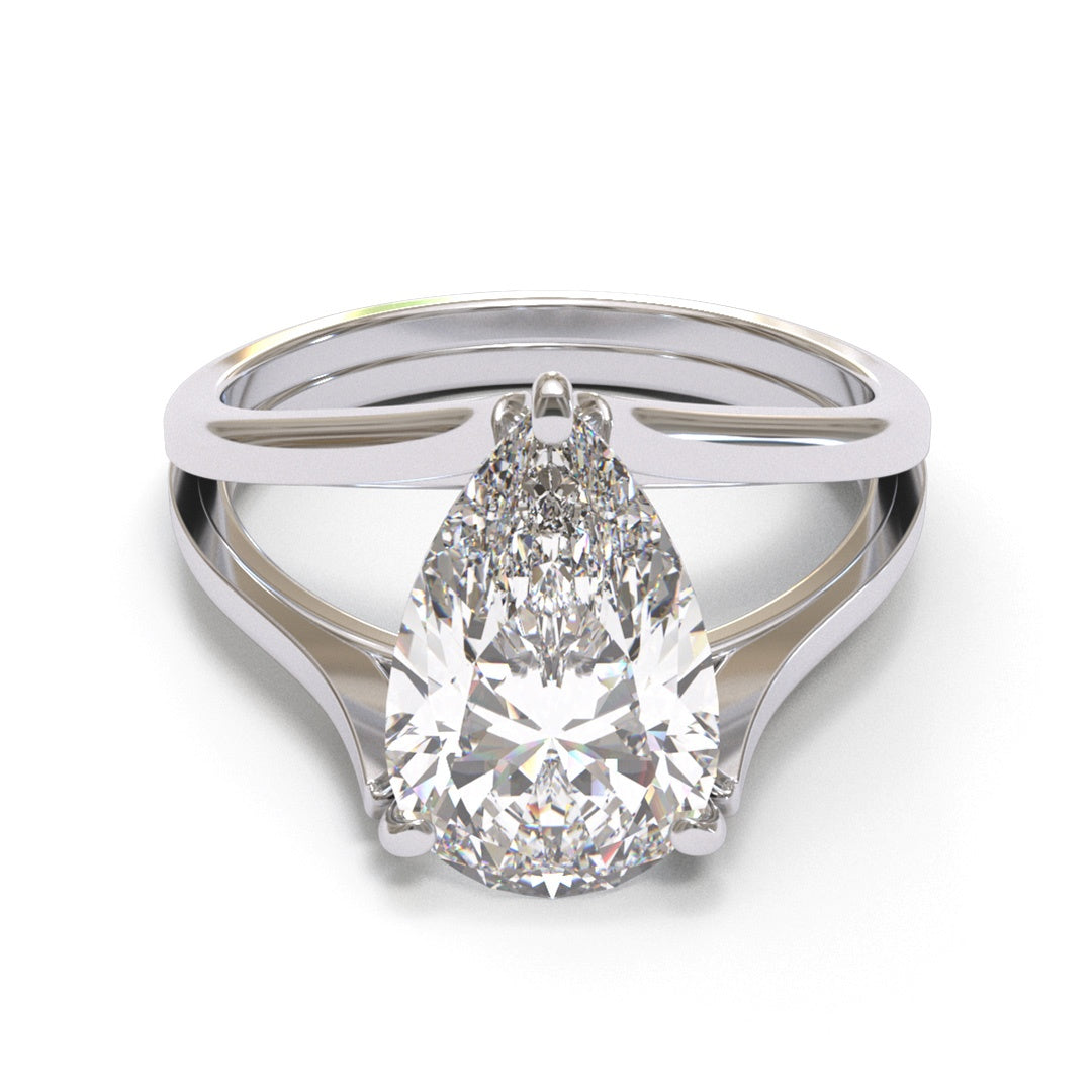 Pear Split Shank 2.6mm band (setting only)