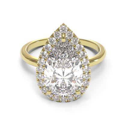 Pear Halo 2mm band (setting only)