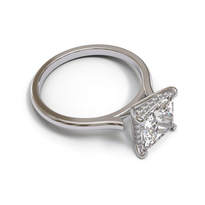 Princess Open Cathedral Hidden Halo 2mm band (setting only)