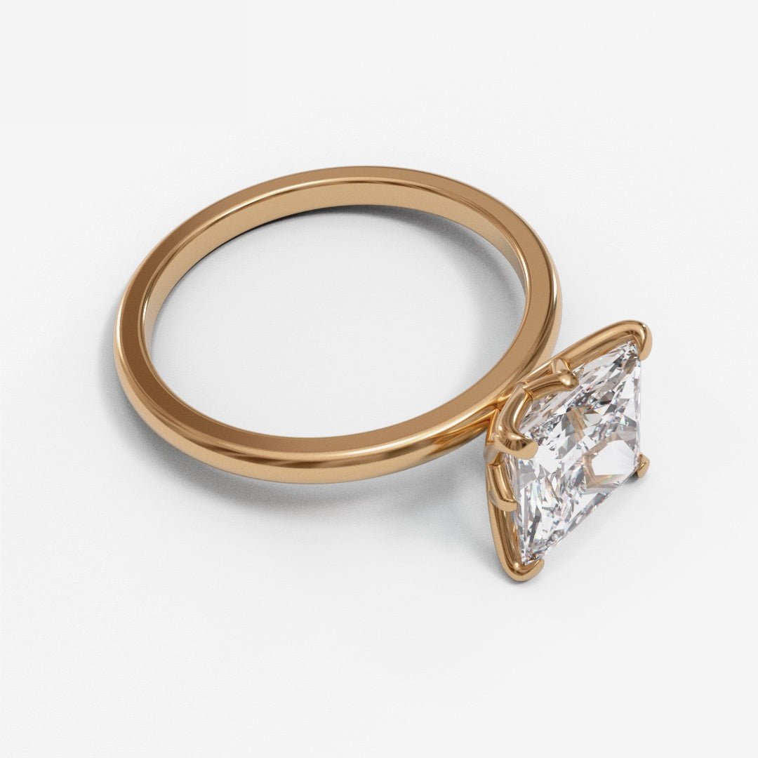 Princess Dome Tulip 1.6mm band (setting only)