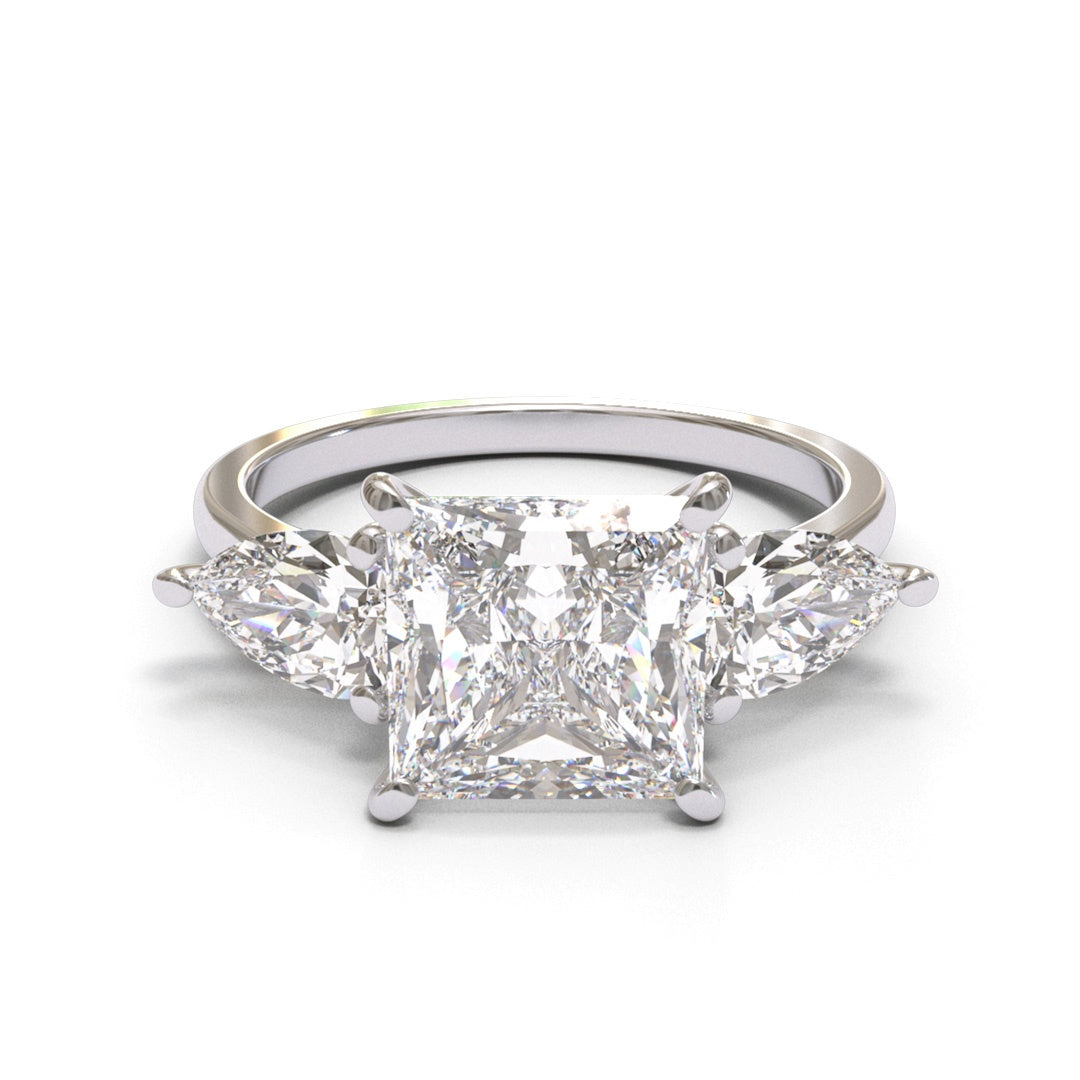 Princess Trilogy Pear 2mm band (setting only)