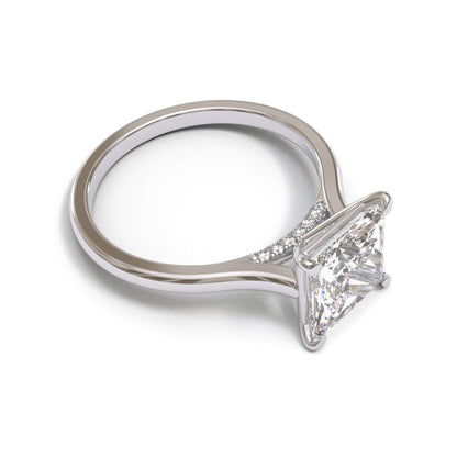 Princess Diamond Bridge Cathedral 2mm band (setting only)