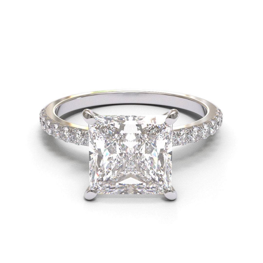 Princess Pave 2mm band (setting only)