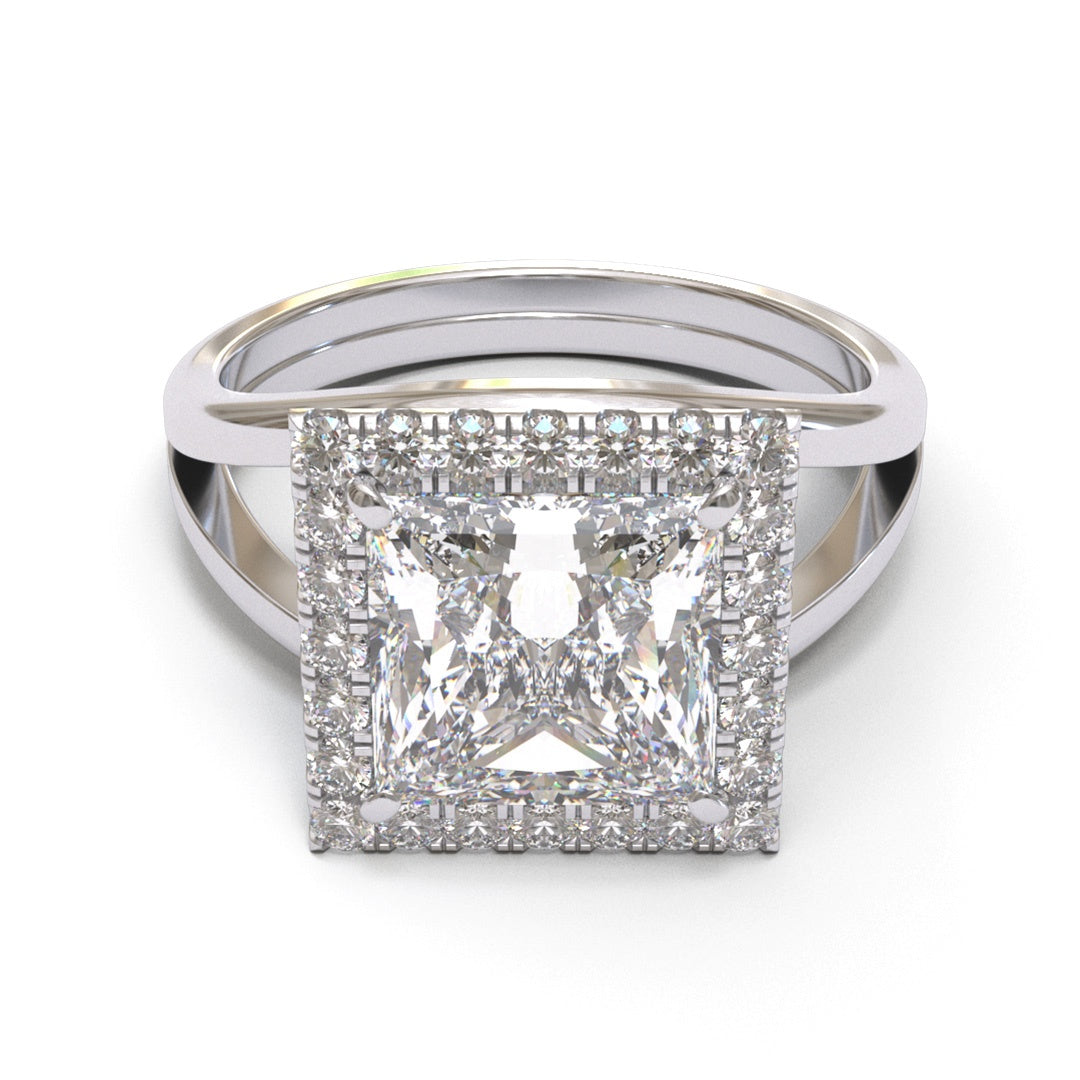 Princess Split Shank Halo 2.6mm band (setting only)