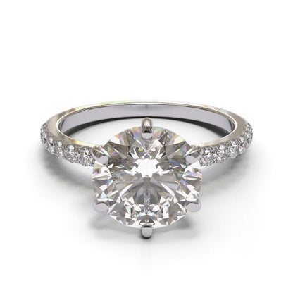 Round Pave 2mm band (setting only)