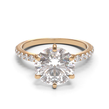 Round Pave 2mm band (setting only)