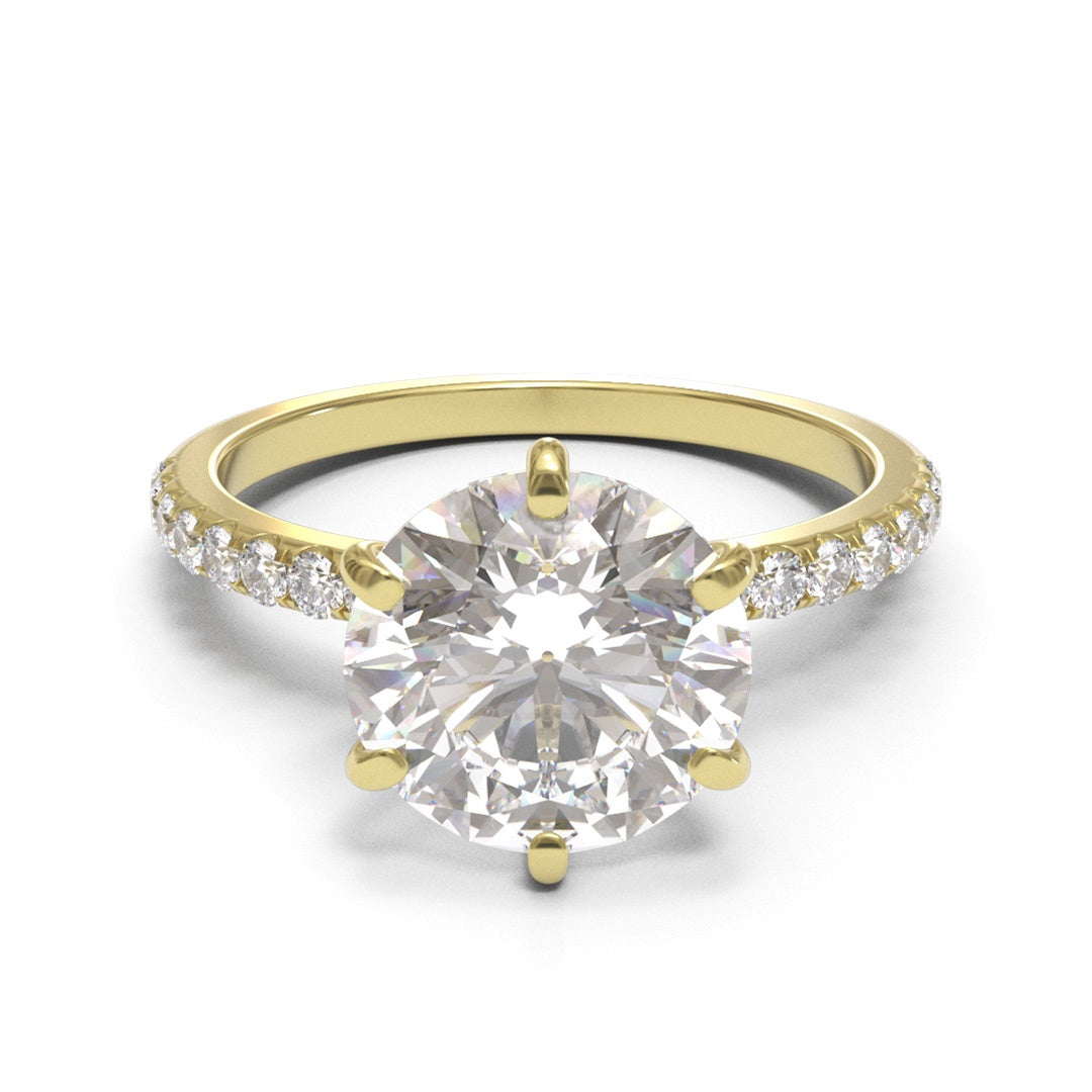 Round Pave 1.6mm band (setting only)