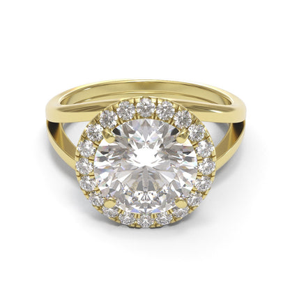 Round Split Shank Halo 3mm band (setting only)