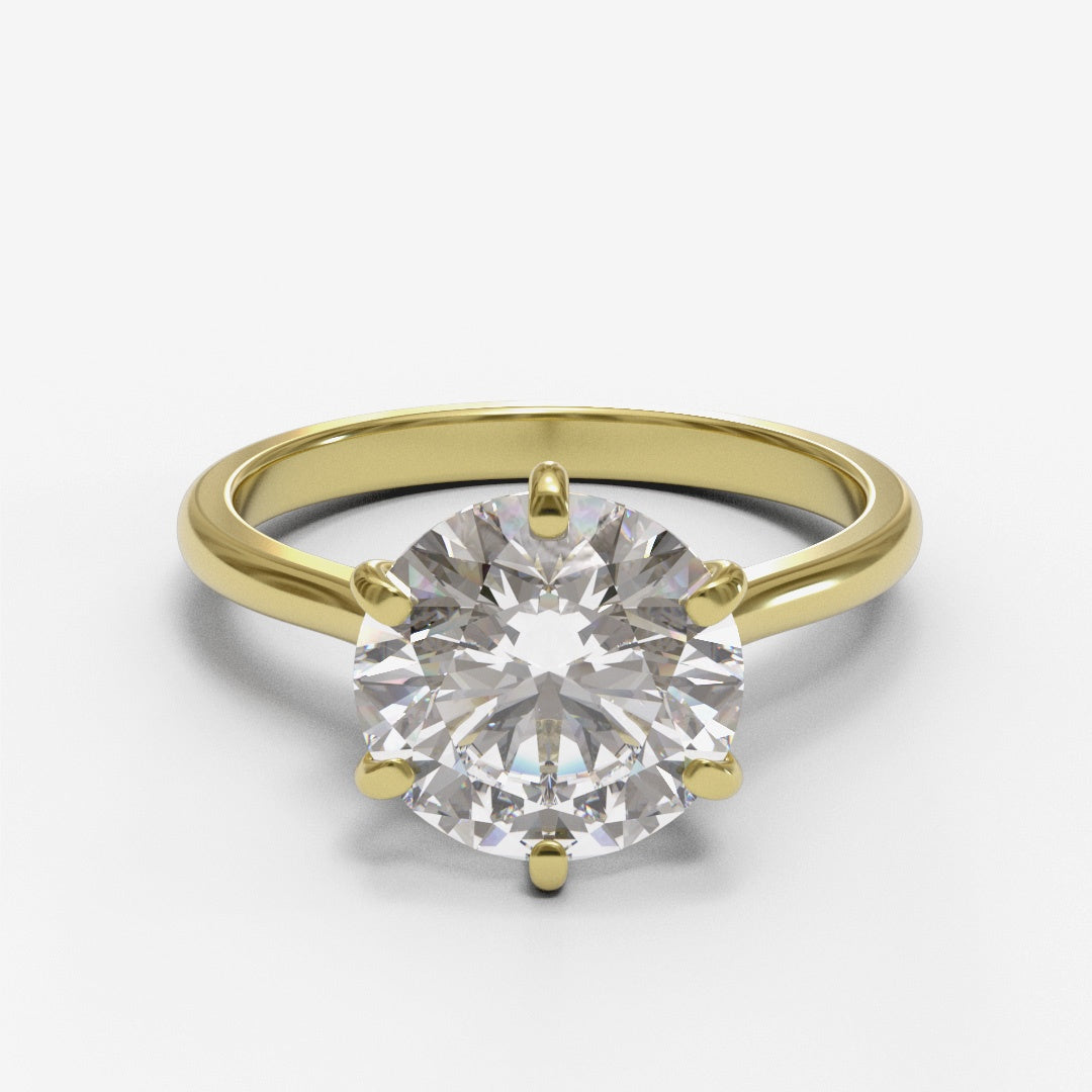 Round Tapered Cathedral 1.6-2.6mm band (setting only)