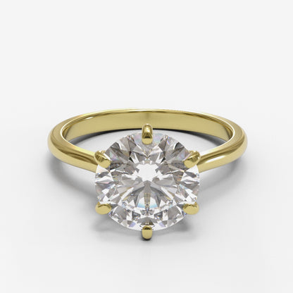 Round Tapered Cathedral 1.6-2.6mm band (setting only)