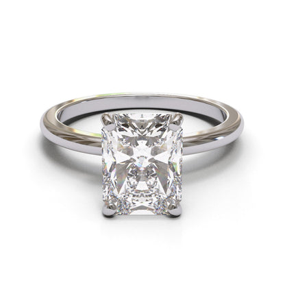 Radiant Dome Solitaire 2mm band (setting only)