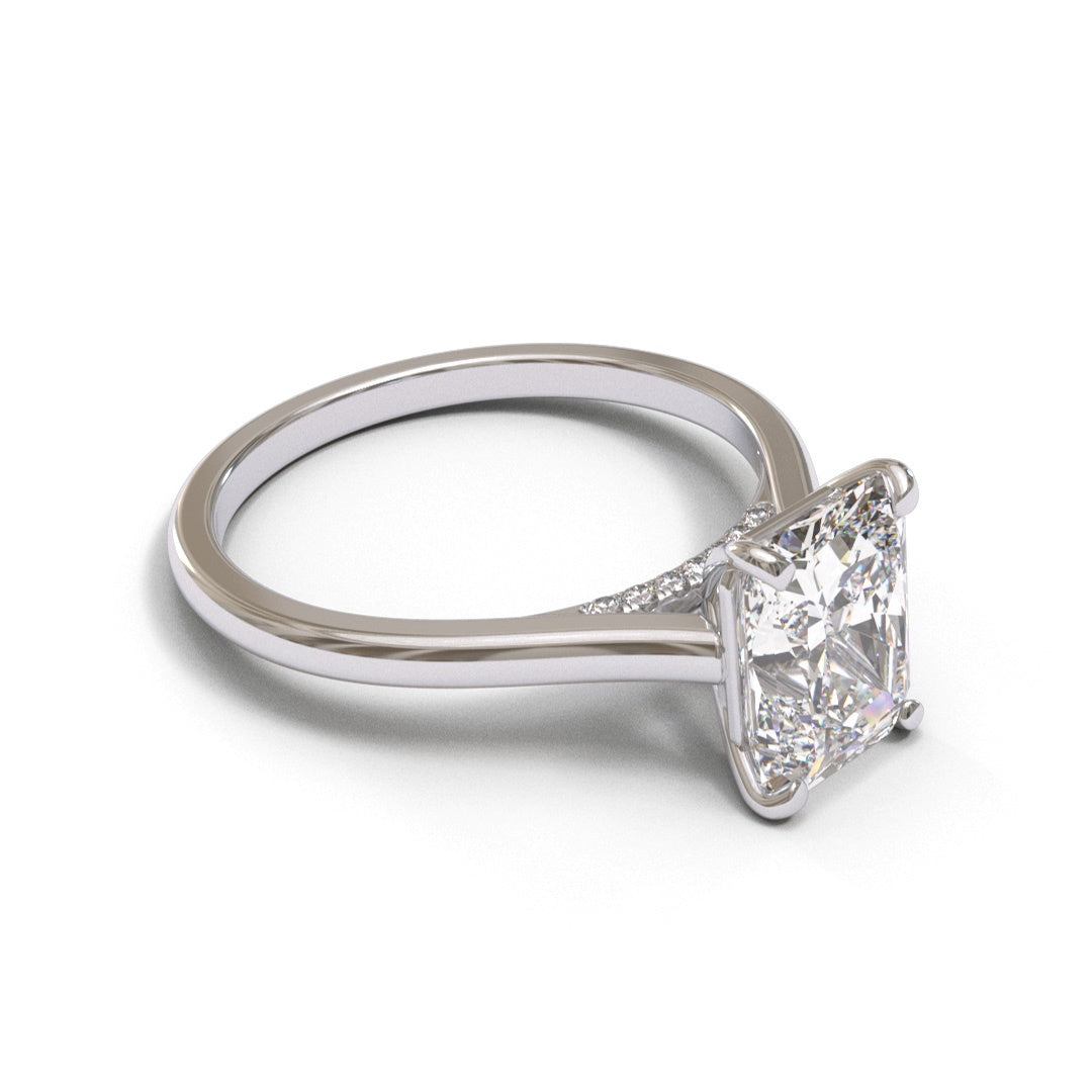 Radiant Diamond Bridge Cathedral 2mm band (setting only)