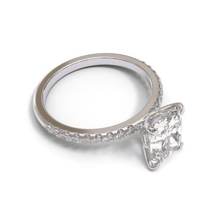 Radiant Dome Tulip Pave 1.6mm band (setting only)