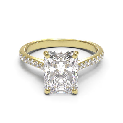 Radiant Tapered Cathedral Pave 1.6-2.6mm band (setting only)