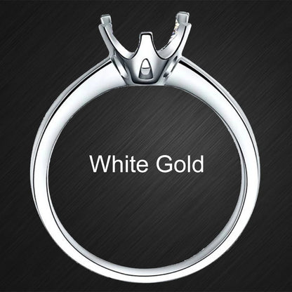 White gold ring on a black background with 'White Gold' text.