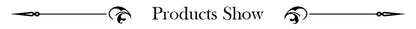 Text 'Products Show' with decorative elements on a white background