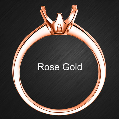 Rose gold ring on a dark background with 'Rose Gold' text.