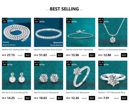 Full D VVS1 Moissanite Bracelets for Women S925 Sterling Silver Lab Diamond Bracelet Wedding Birthday Party Jewelry Gift