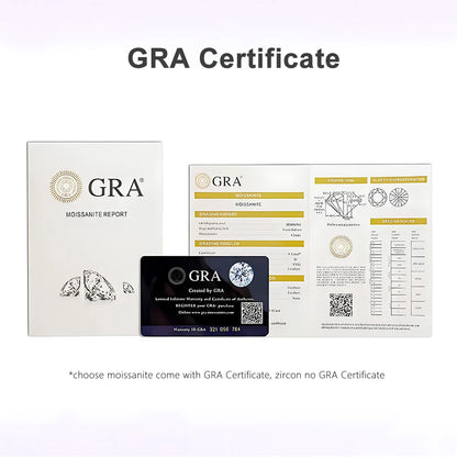 Moissanite Necklaces for Women GRA Certified 3mm D VVS1 Round Brilliant Cut Moissanite Dainty Necklace 925 Sterling Silver Chain