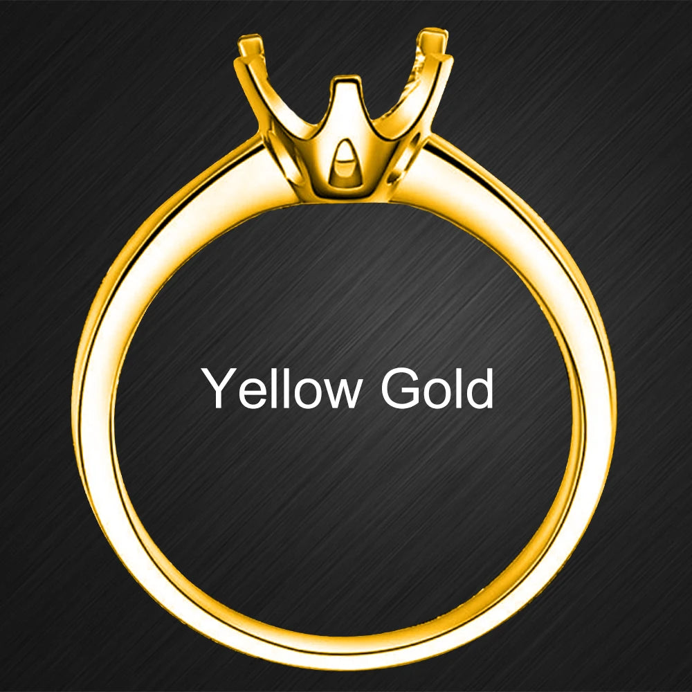 Gold ring with 'Yellow Gold' text on a dark background