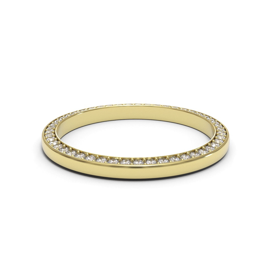 Side Full Eternity 18K White Gold 1.8mm band